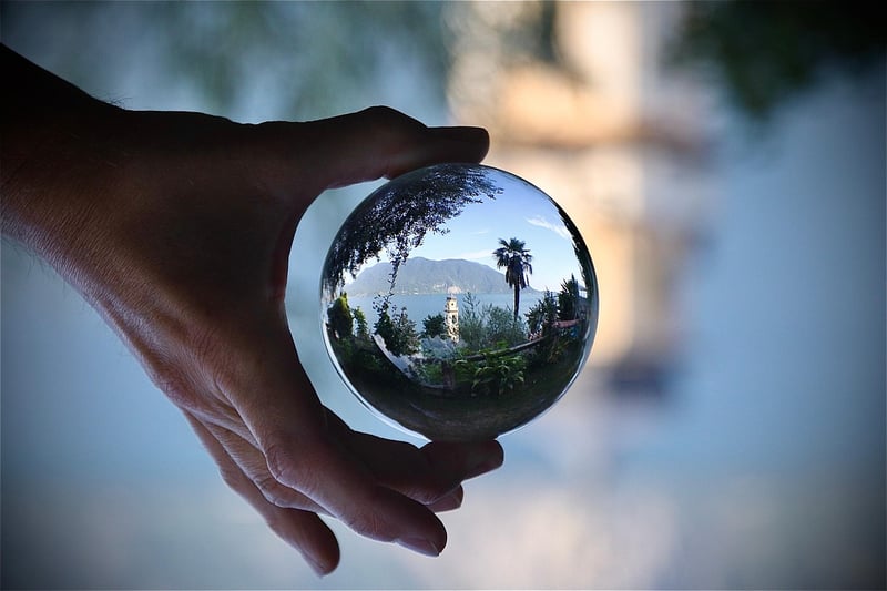 Crystal Ball Keychains